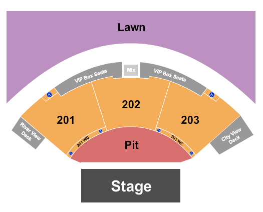 Allianz Amphitheater Dave Matthews Band Seating Chart